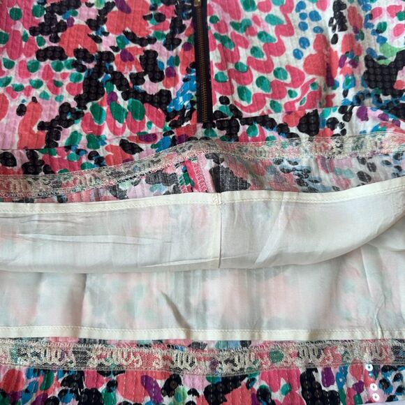 Lilly Pulitzer Tate Skirt Mid Rise Cameo White Sweet Nothings Sequins Size 6 - Picture 6 of 8